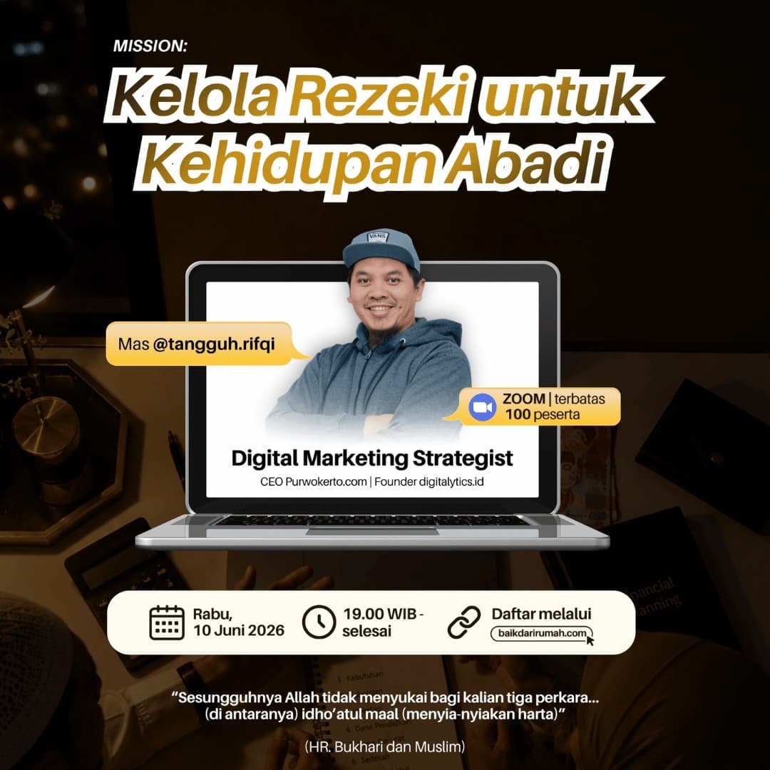 Kelola Rezeki Untuk Kehidupan Abadi